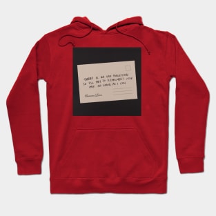 No Use Forgetting Postcard Hoodie